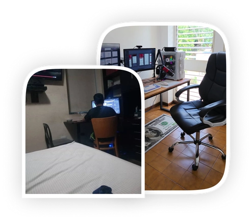 Dave's design workspace